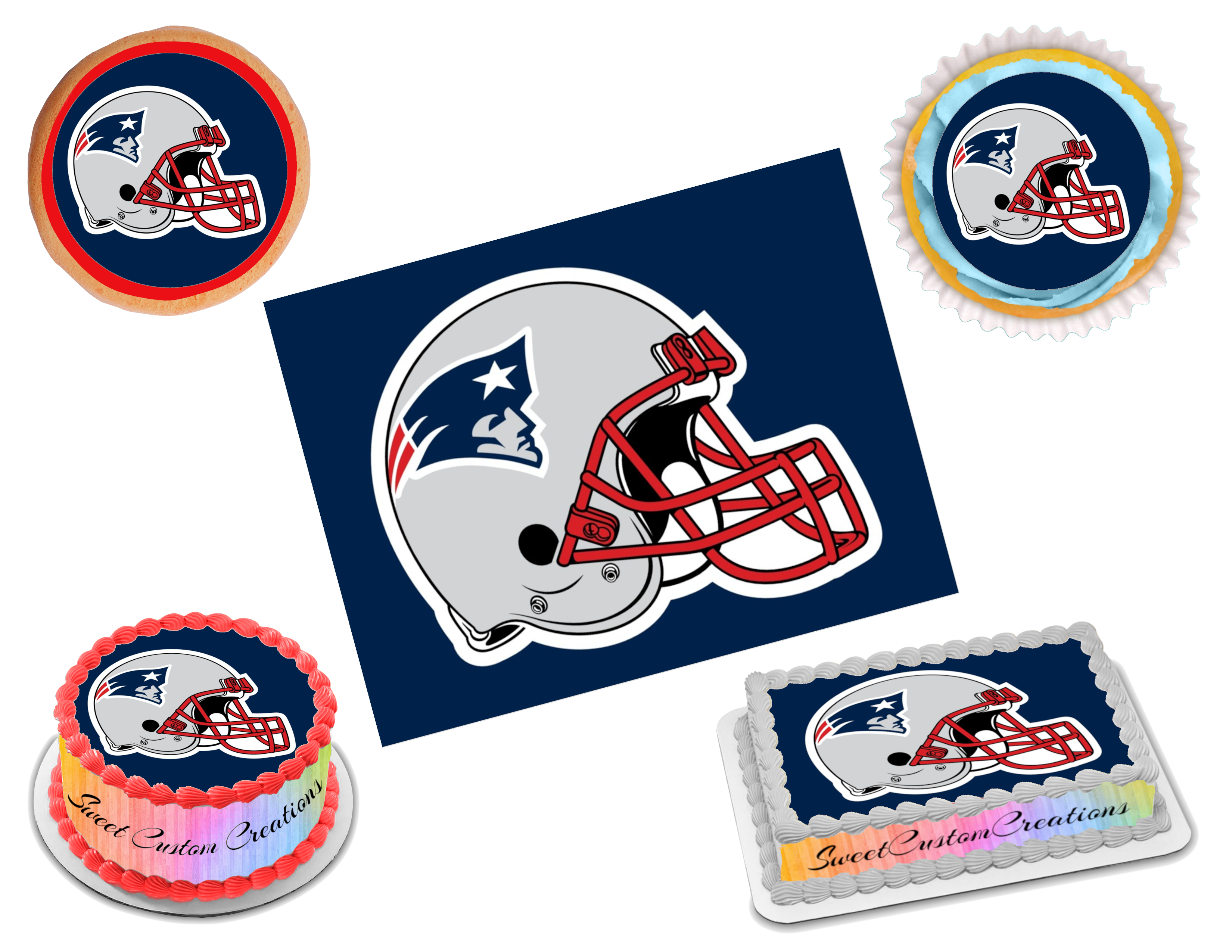 New England Patriots Custom NFL Football 8x10 Picture Frame Kit (Multiple  Colors)