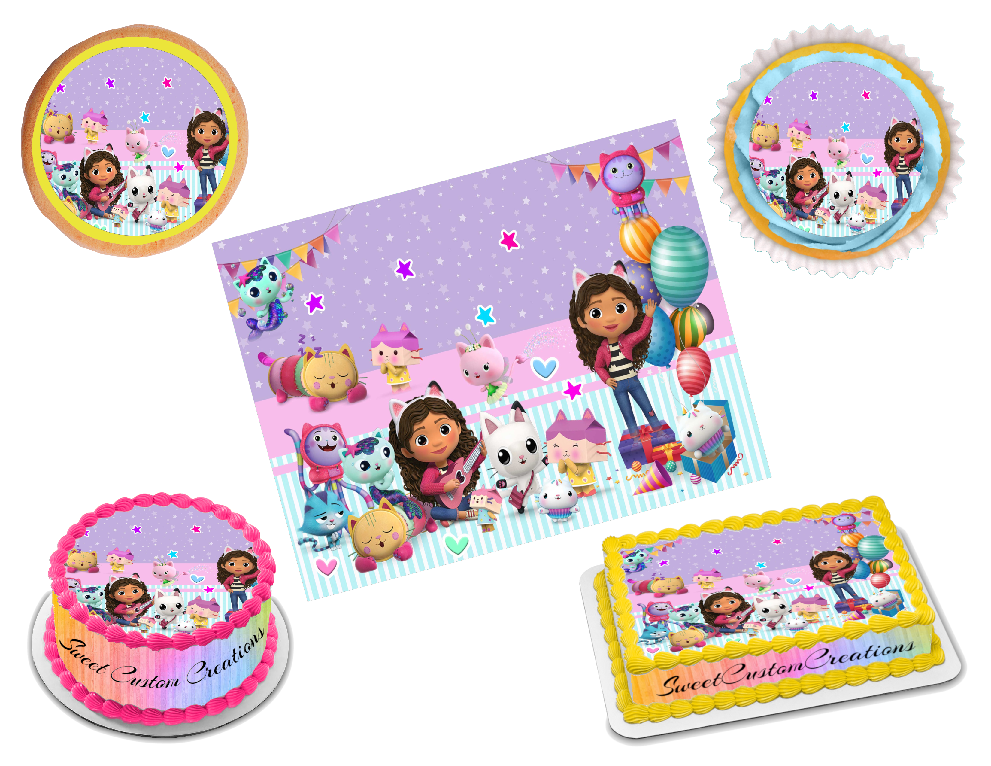 Gabby's Dollhouse Birthday Girl PNG Digital File Only 