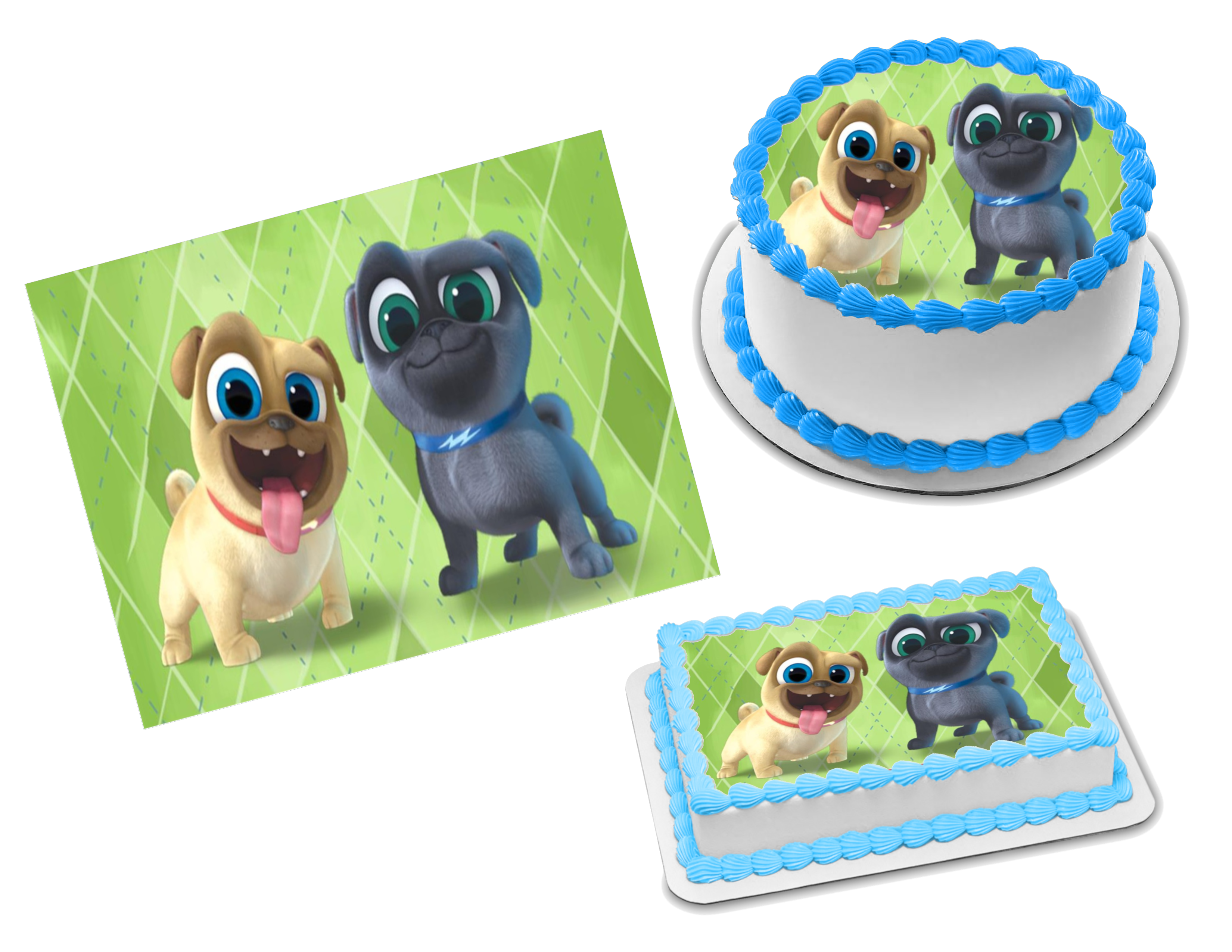 Puppy dog pal birthday hot sale cakes