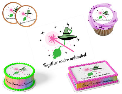 Wicked Edible Image Frosting Sheet #105 (80+ sizes)