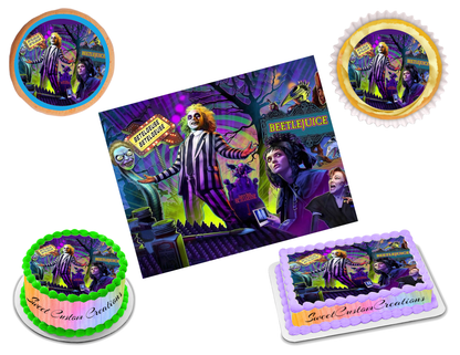 Beetlejuice Edible Image Frosting Sheet #10 (80+ sizes)