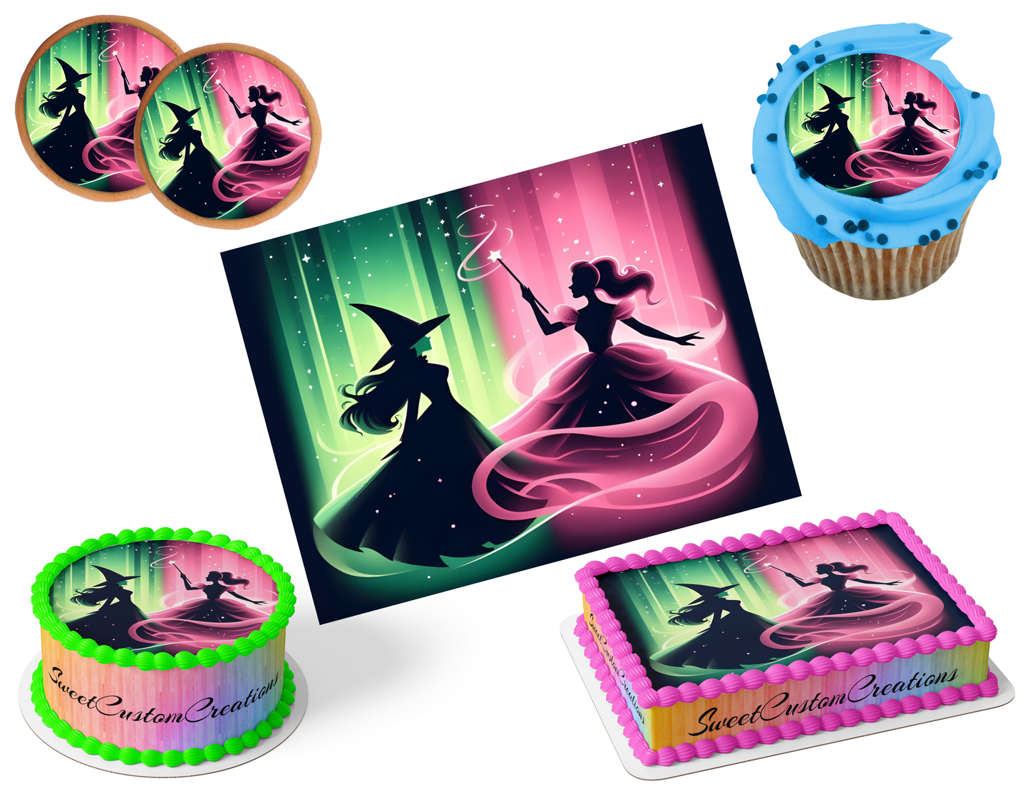 Wicked Edible Image Frosting Sheet #113 (80+ sizes)