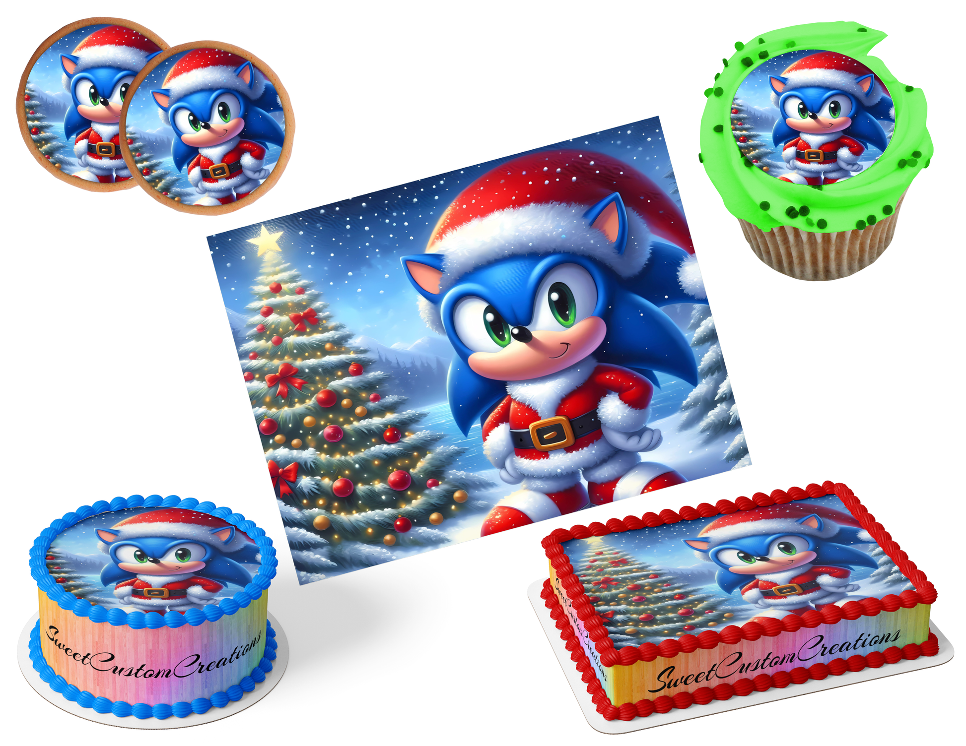 Sonic Edible Image Frosting Sheet #114 (80+ sizes)