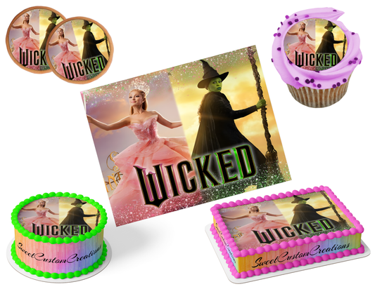 Wicked Edible Image Frosting Sheet #115 (80+ sizes)