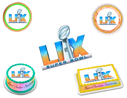 Super Bowl 59 LIX 2025 Edible Image Frosting Sheet #11 (80+ sizes)