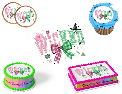 Wicked Edible Image Frosting Sheet #123 (80+ sizes)