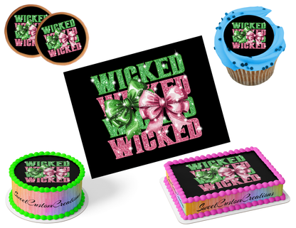 Wicked Edible Image Frosting Sheet #124 (80+ sizes)