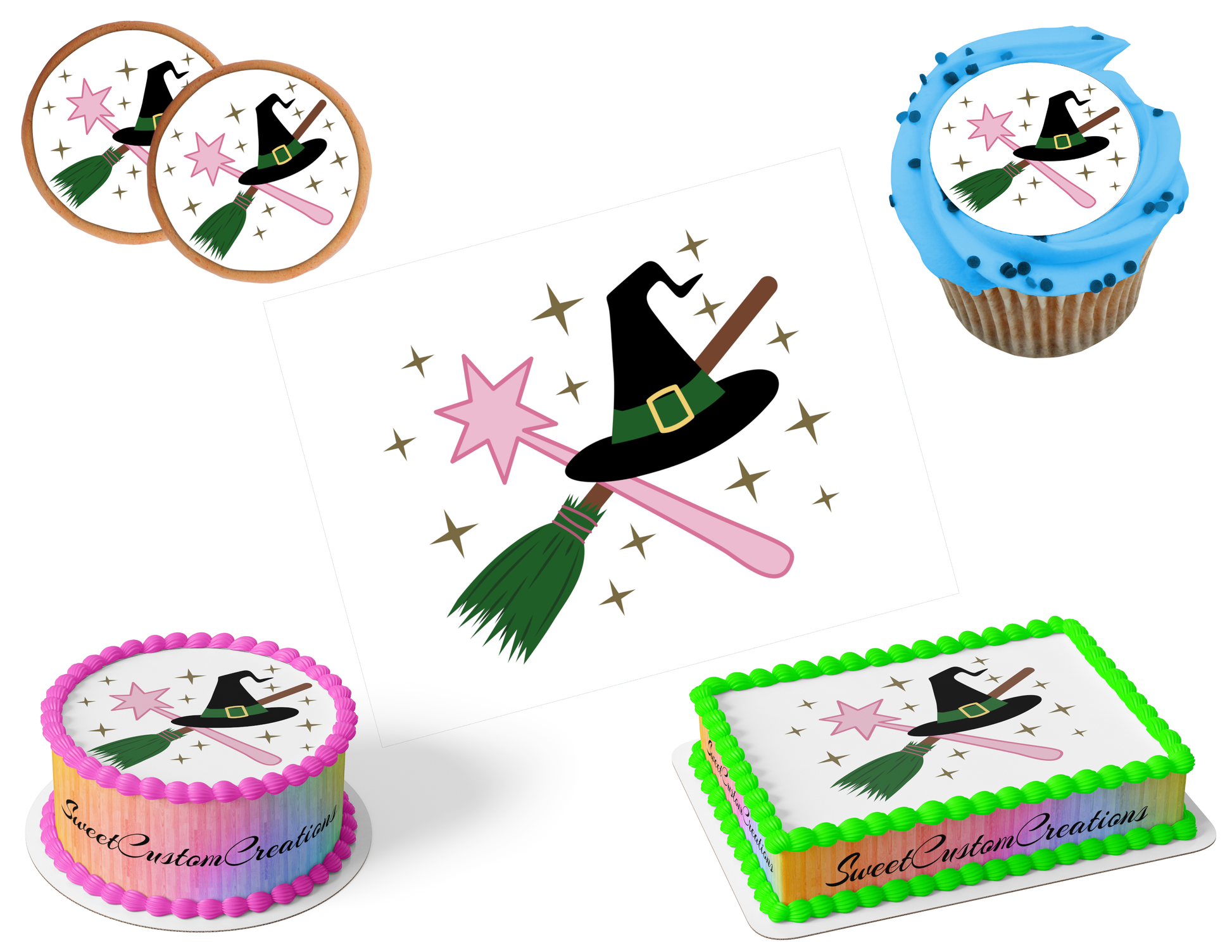 Wicked Edible Image Frosting Sheet #127 (80+ sizes)