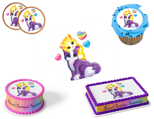 Cat Edible Image Frosting Sheet #12 (80+ sizes)