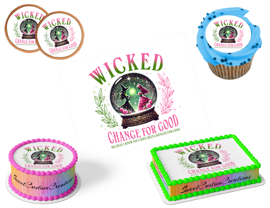 Wicked Edible Image Frosting Sheet #134 (80+ sizes)