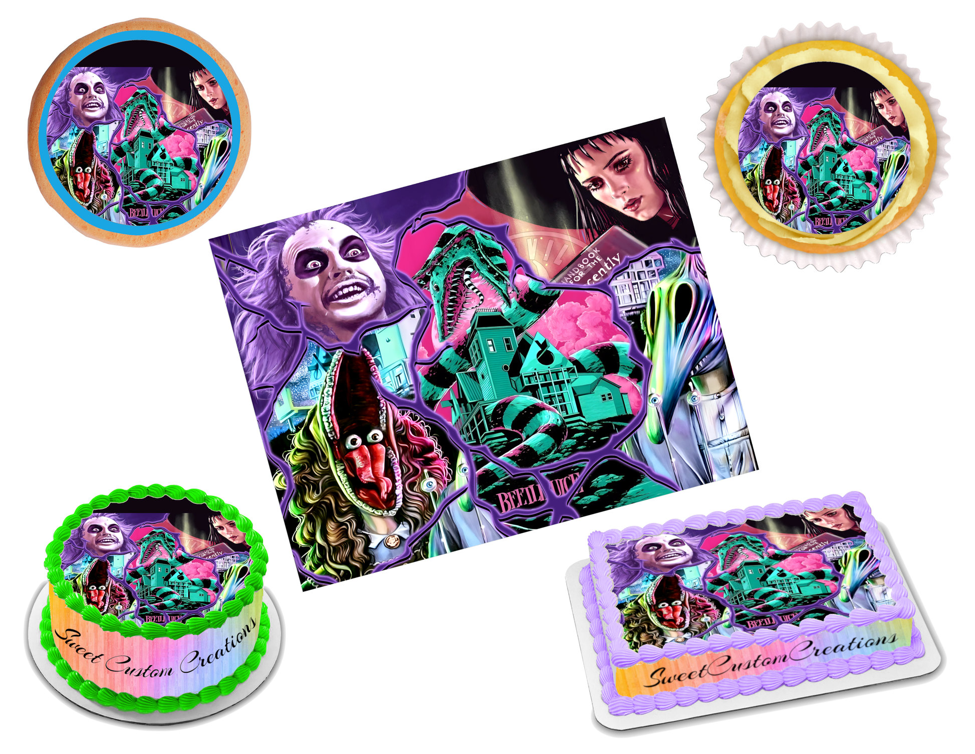 Beetlejuice Edible Image Frosting Sheet #13 (80+ sizes)