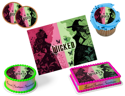 Wicked Edible Image Frosting Sheet #146 (80+ sizes)