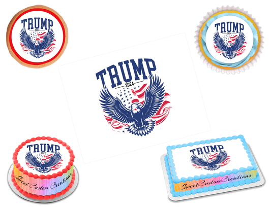 Trump Edible Image Frosting Sheet #17 (70+ sizes)