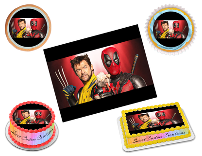 Deadpool and Wolverine Edible Image Frosting Sheet #1 (80+ sizes)