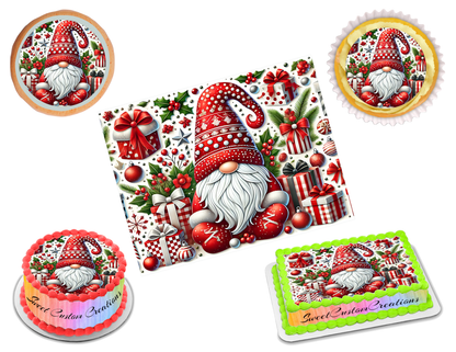 Christmas Edible Image Frosting Sheet #202 Topper (80+ sizes)