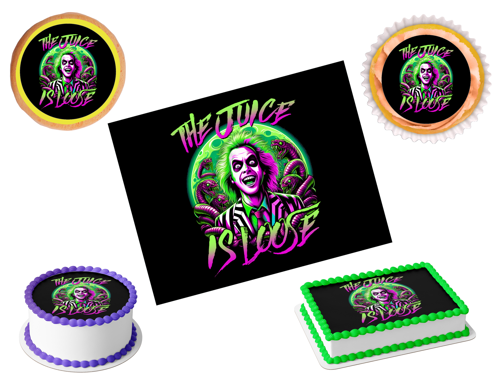 Beetlejuice Edible Image Frosting Sheet #20 (80+ sizes)