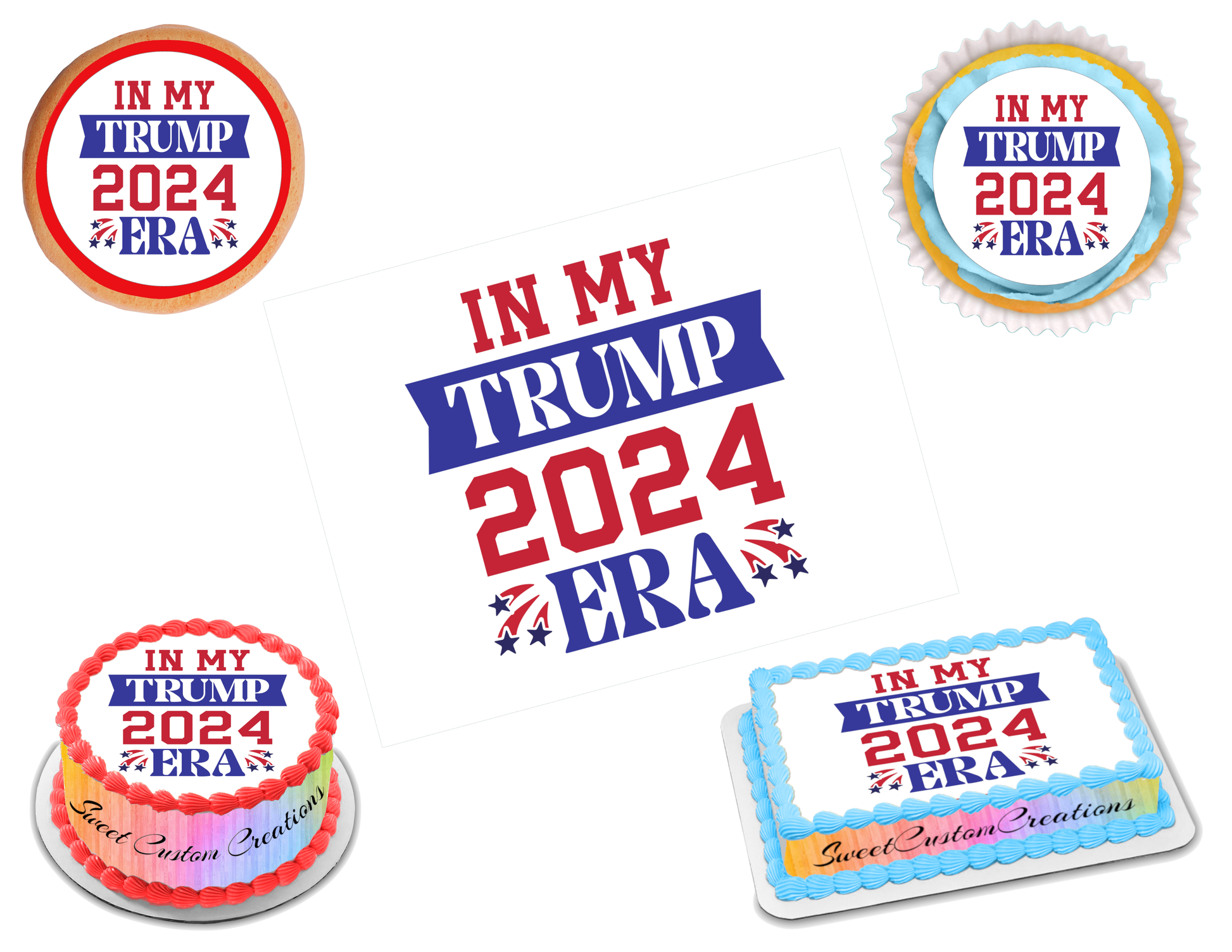 Trump Edible Image Frosting Sheet #22 (70+ sizes)