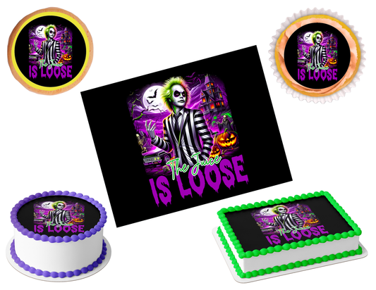 Beetlejuice Edible Image Frosting Sheet #24 (80+ sizes)