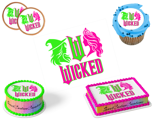 Wicked Edible Image Frosting Sheet #24 (80+ sizes)