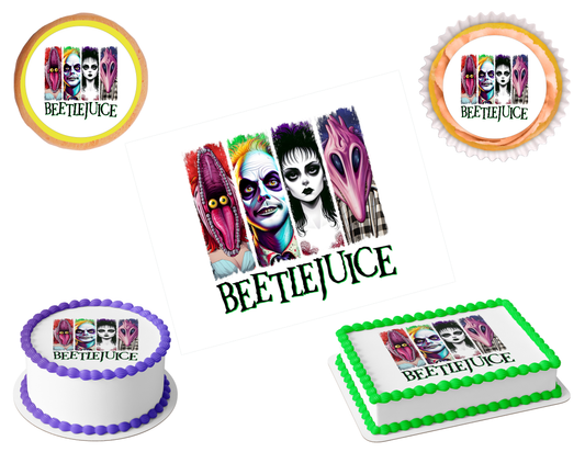 Beetlejuice Edible Image Frosting Sheet #25 (80+ sizes)