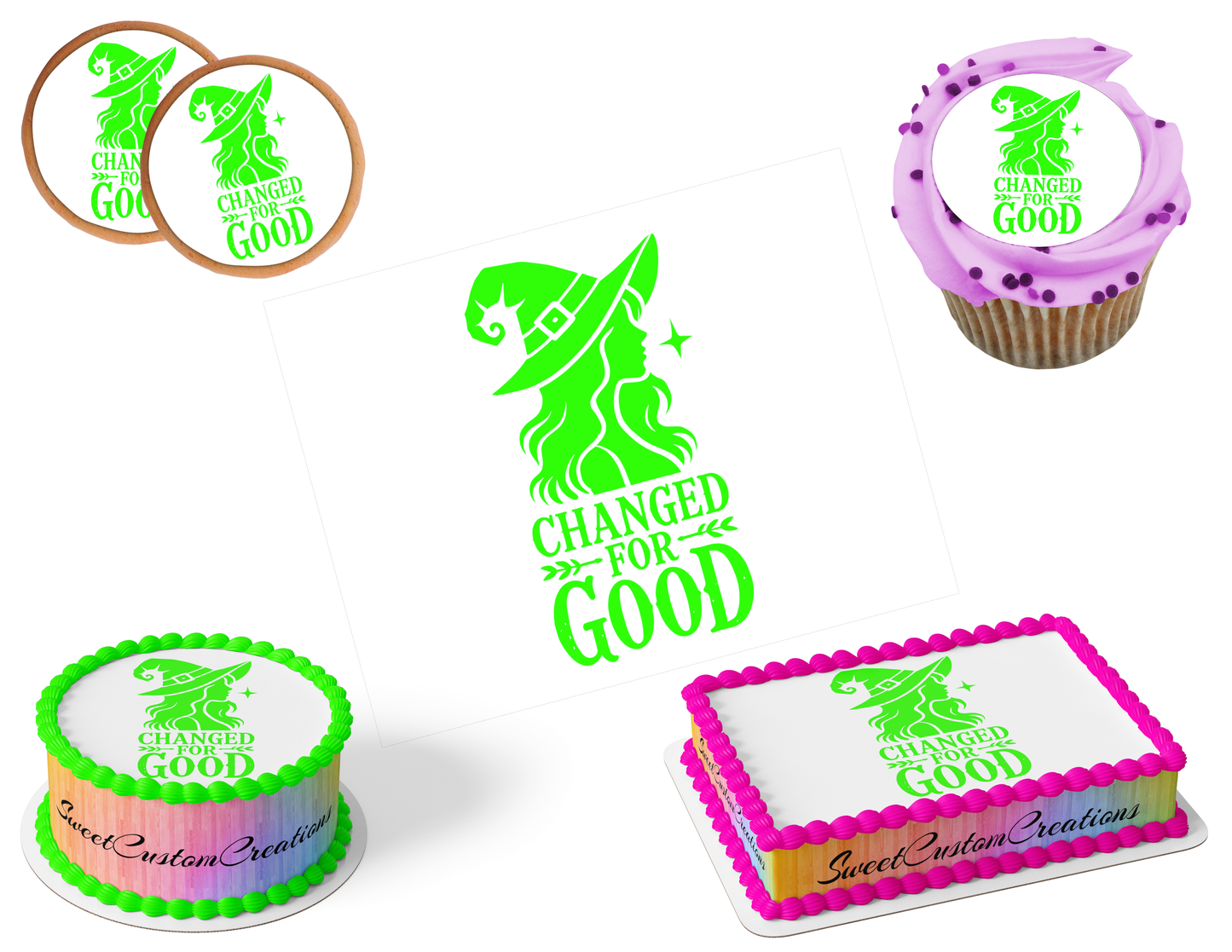 Wicked Edible Image Frosting Sheet #28 (80+ sizes)