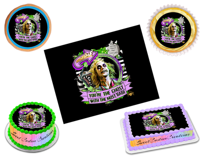 Beetlejuice Edible Image Frosting Sheet #2 (80+ sizes)