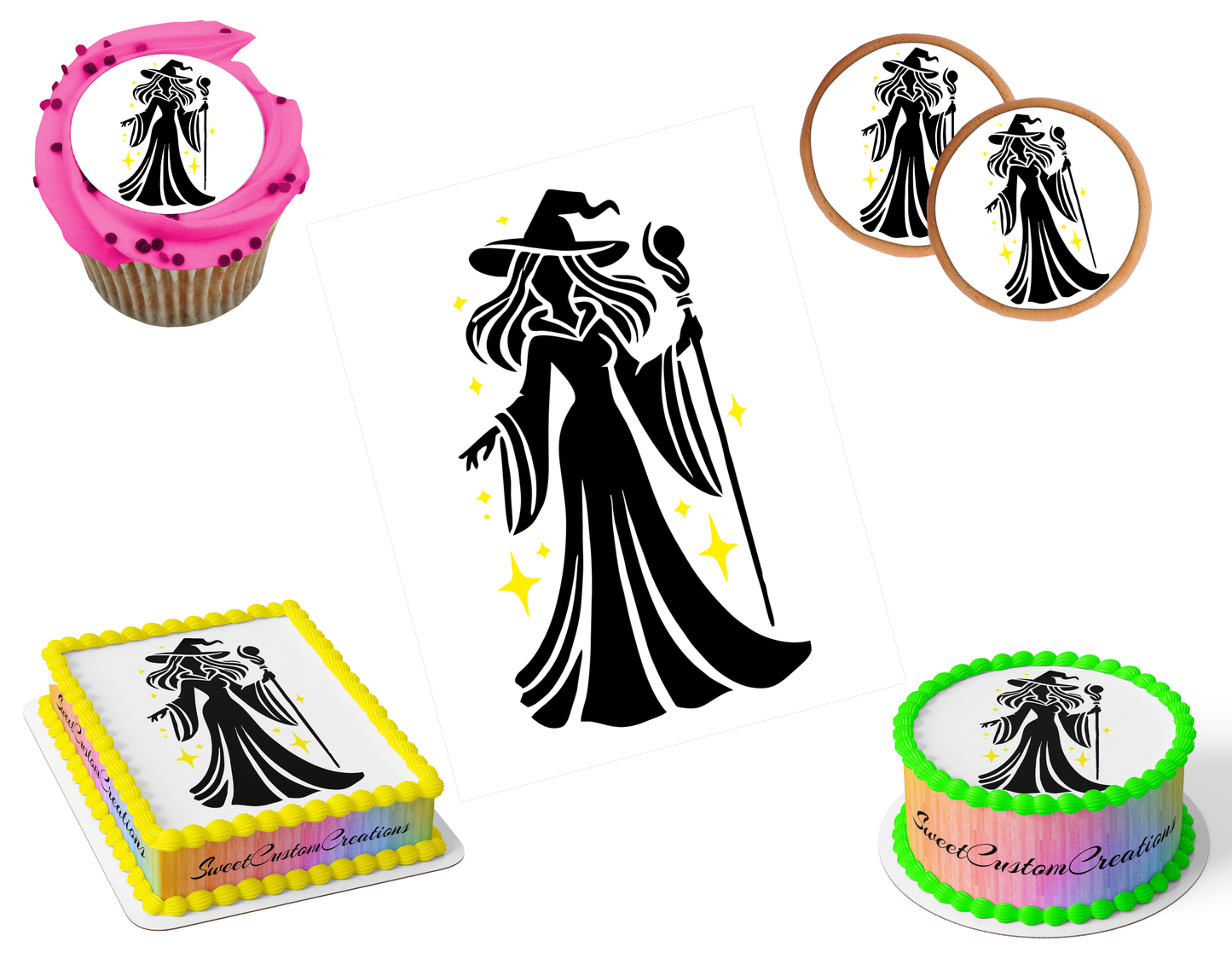 Wicked Edible Image Frosting Sheet #38 (80+ sizes)