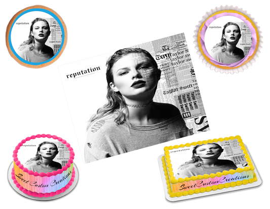Taylor Swift Edible Image Frosting Sheet #3 (70+ sizes)