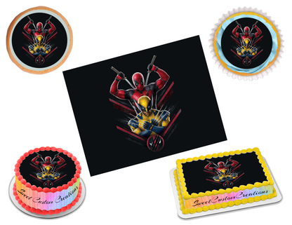 Deadpool and Wolverine Edible Image Frosting Sheet #3 (80+ sizes)