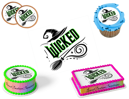 Wicked Edible Image Frosting Sheet #45 (80+ sizes)