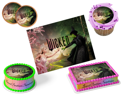 Wicked Edible Image Frosting Sheet #46 (80+ sizes)