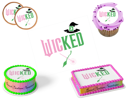 Wicked Edible Image Frosting Sheet #4 (80+ sizes)