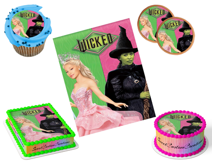 Wicked Edible Image Frosting Sheet #50 (80+ sizes)