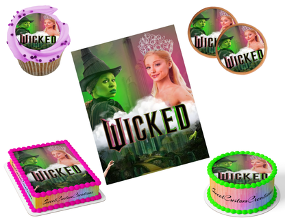 Wicked Edible Image Frosting Sheet #51 (80+ sizes)