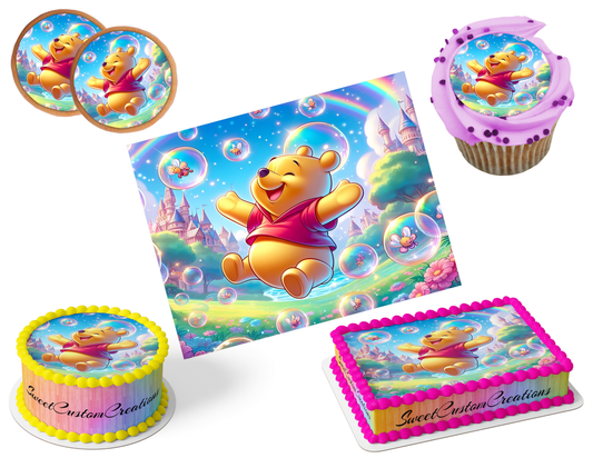 Pooh Bear Edible Image Frosting Sheet #54 (80+ sizes)