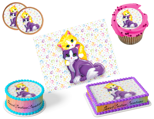 Cat Edible Image Frosting Sheet #5 (80+ sizes)