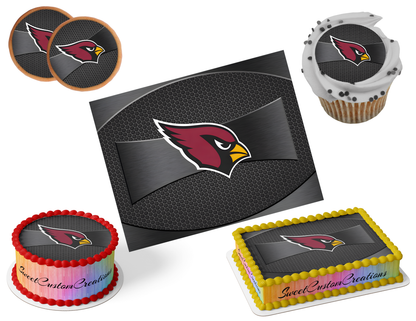 Arizona Cardinals Edible Image Frosting Sheet #65 (80+ sizes)