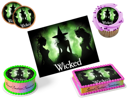 Wicked Edible Image Frosting Sheet #65 (80+ sizes)