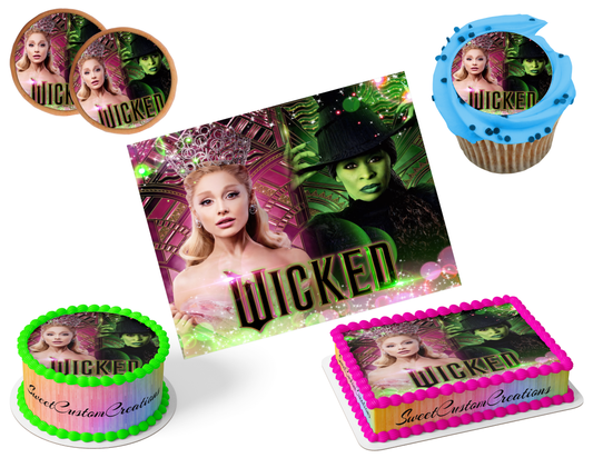 Wicked Edible Image Frosting Sheet #6 (80+ sizes)