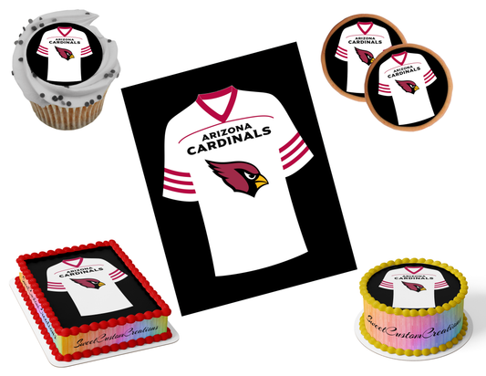 Arizona Cardinals Edible Image Frosting Sheet #71 (80+ sizes)