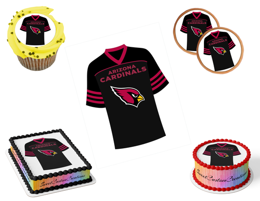 Arizona Cardinals Edible Image Frosting Sheet #72 (80+ sizes)