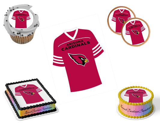 Arizona Cardinals Edible Image Frosting Sheet #73 (80+ sizes)