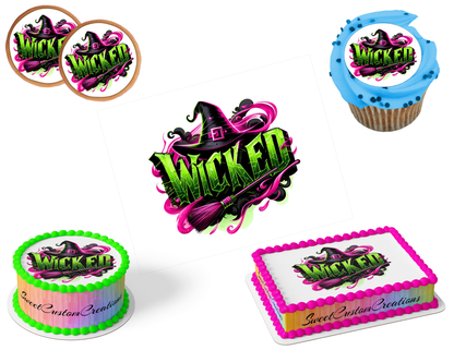 Wicked Edible Image Frosting Sheet #73 (80+ sizes)