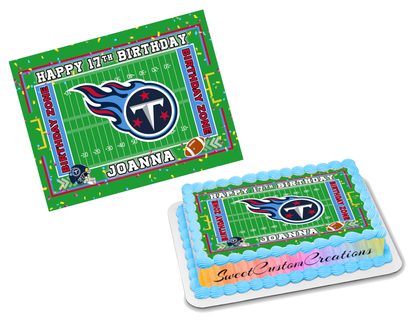 Tennessee Titans Edible Image Frosting Sheet #75 (70+ sizes)