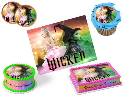 Wicked Edible Image Frosting Sheet #80 (80+ sizes)