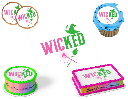 Wicked Edible Image Frosting Sheet #91 (80+ sizes)