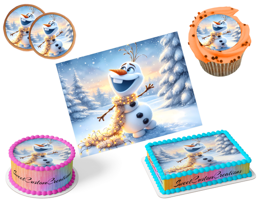 Frozen Olaf Edible Image Frosting Sheet #98 Topper (80+ sizes)