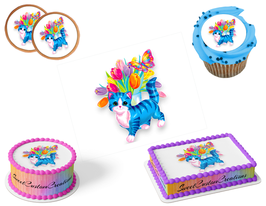 Cat Edible Image Frosting Sheet #9 (80+ sizes)