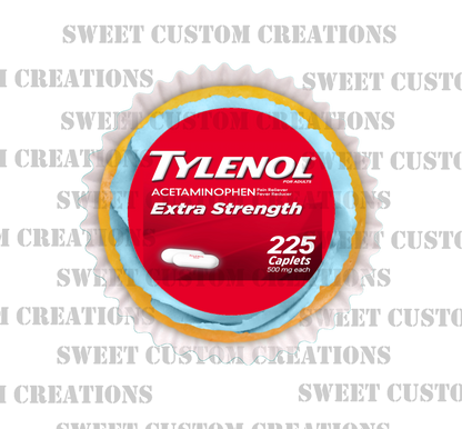 Tylenol Edible Image Frosting Sheet #1 (70+ sizes)