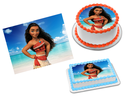 Moana Edible Image Frosting Sheet #1 (70+ sizes)